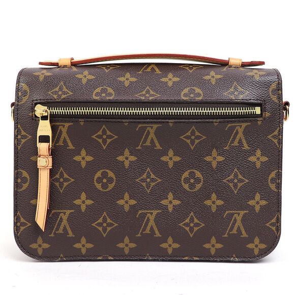 Louis Vuitton Pochette Metis MM Monogram Shoulder Bag - Picture 3 of 12